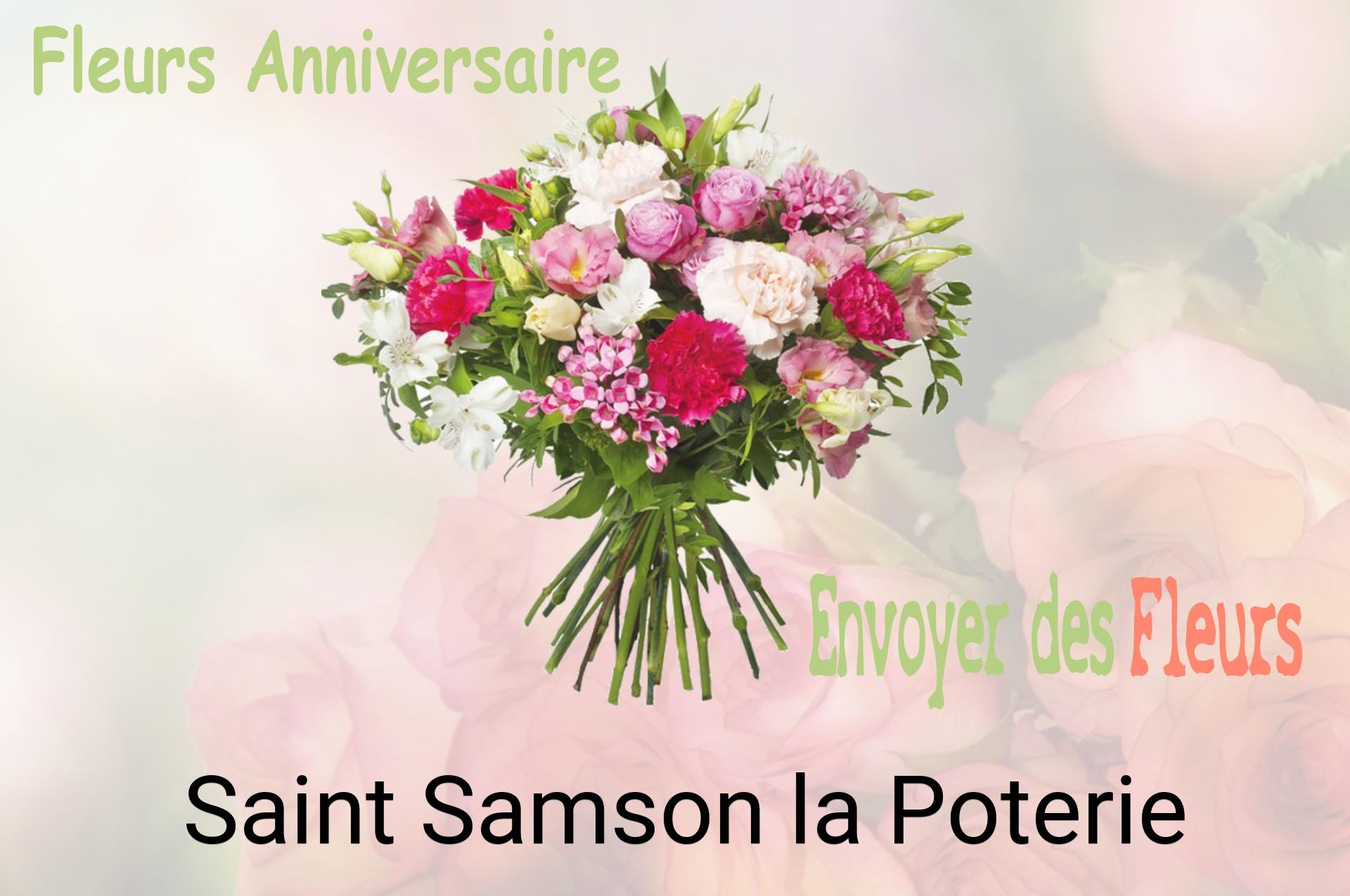 Bouquet de fleurs d’anniversaire livré à Saint-Samson-la-Poterie